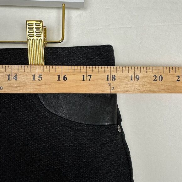 DKNY Jeans Leggings Women's XL Faux Leather Pockets Stretchy Fabric - Picture 3 of 11